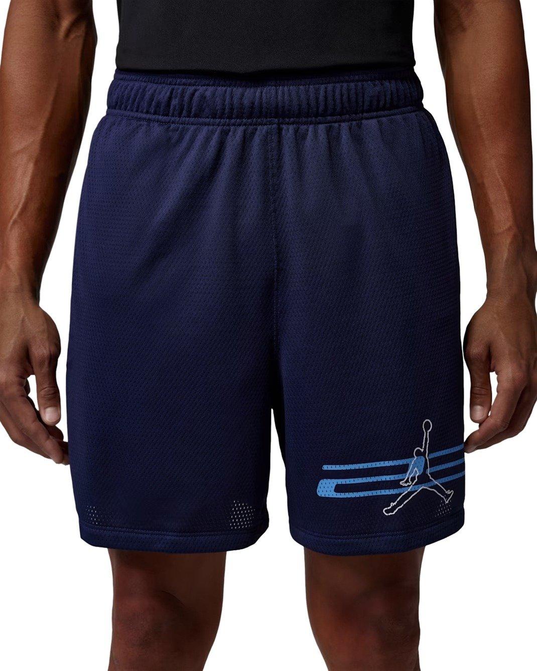 Jordan Men's Dri-FIT Mesh Graphic Shorts - MIDNIGHT NAVY